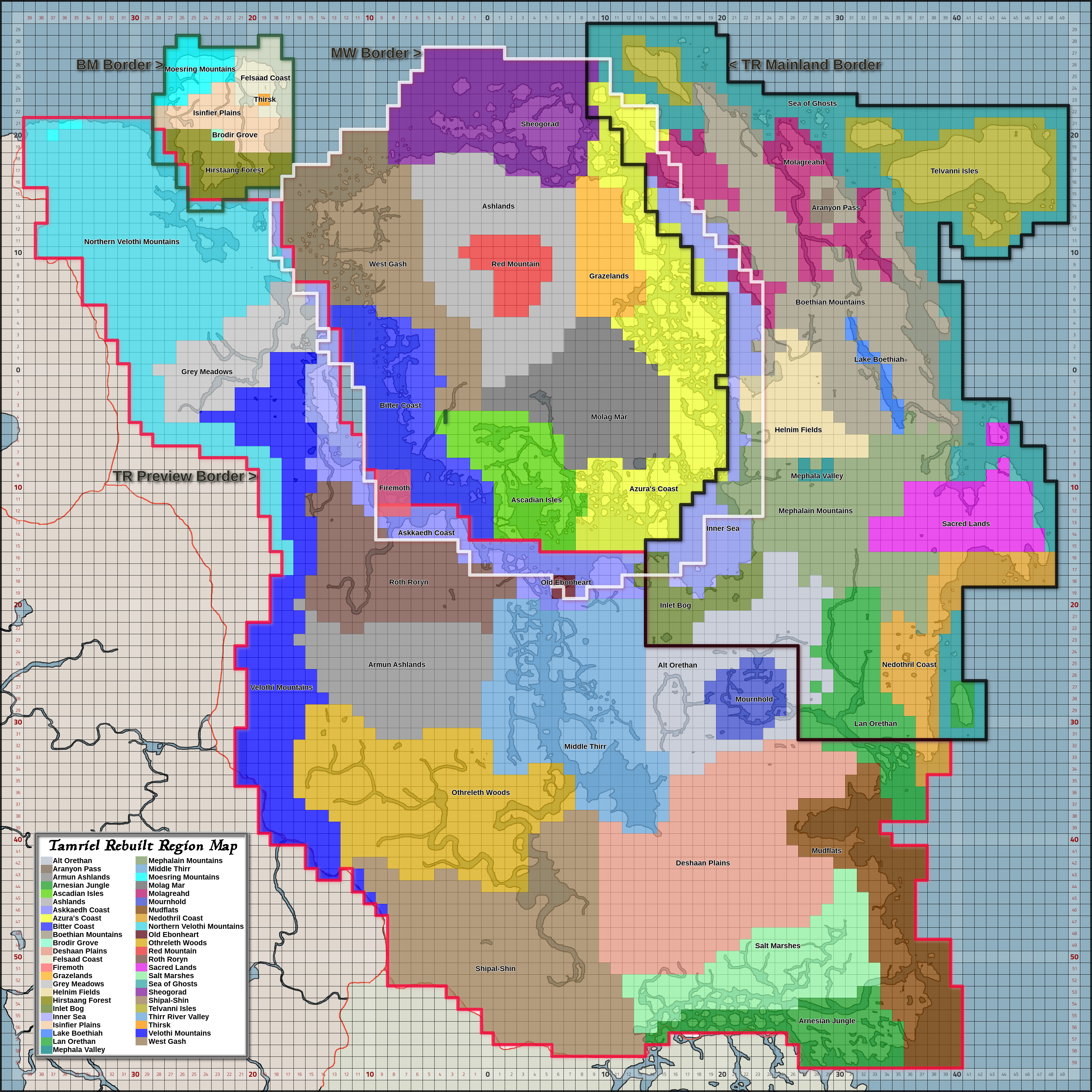 Region Planning | Tamriel Rebuilt